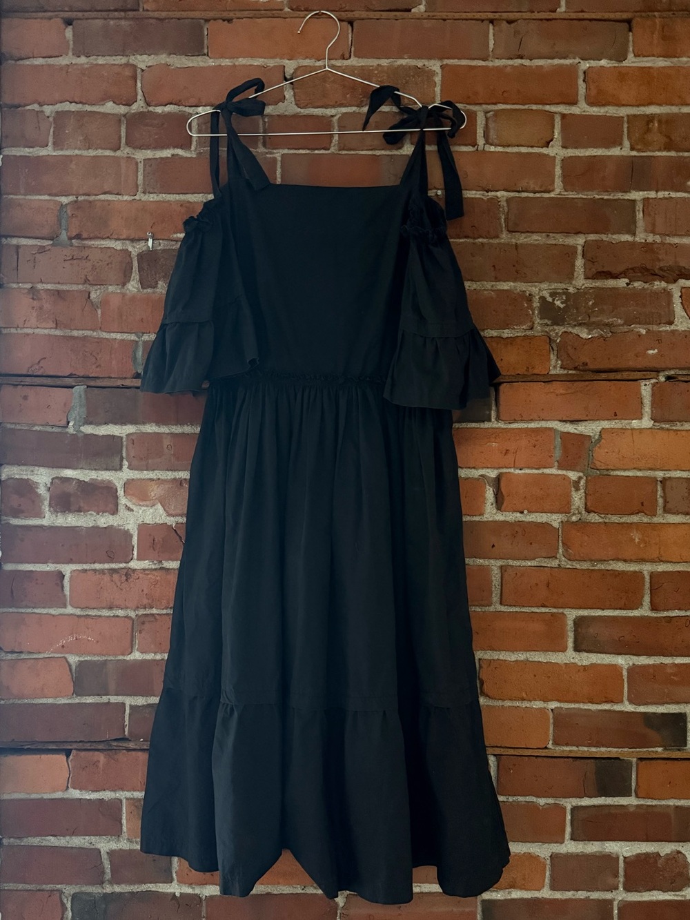 Farrow Black Cotton Dress